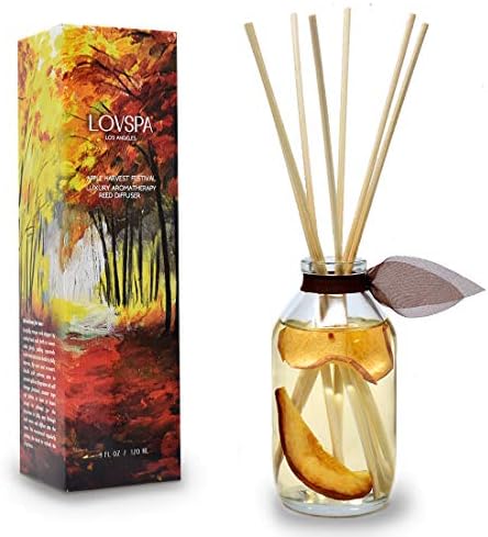 LOVSPA Apple Harvest Reed Diffuser Set