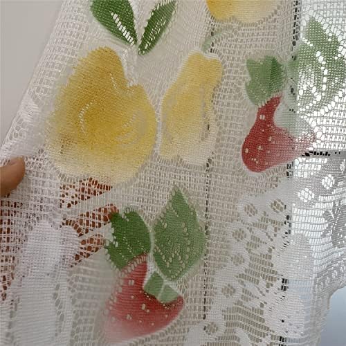 White Lace Swag Valance for Kitchen and Kids Room