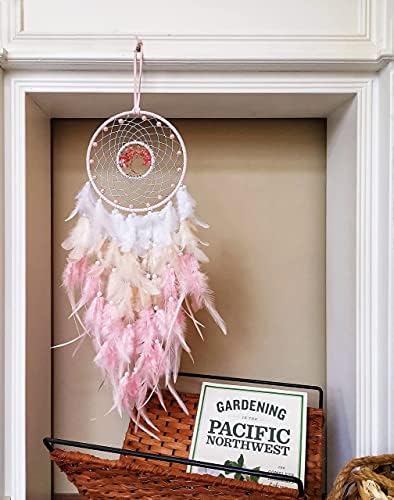 Pink Dream Catcher Tree of Life Wall Decor