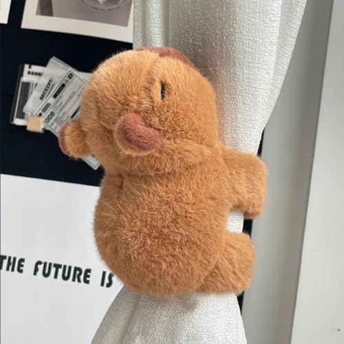 Cute Capybara Plush Curtain Holdbacks 1 Pair