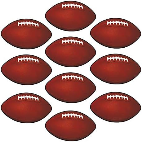 Beistle 60 Mini Football Cut Outs Sports Decor