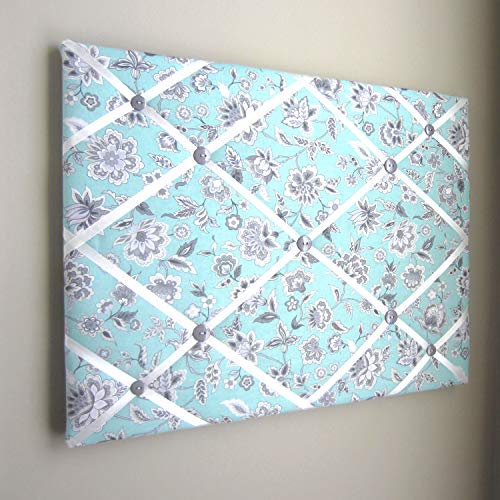 16x20 French Memory Board Bow Board Green Floral