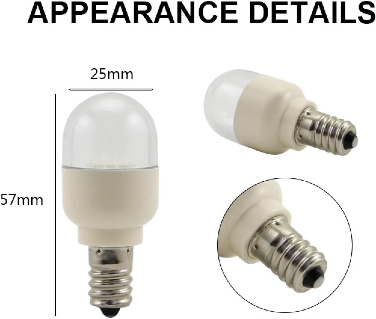 SHOORR 5Pcs Milky Shell LED Night Light Fridge Light