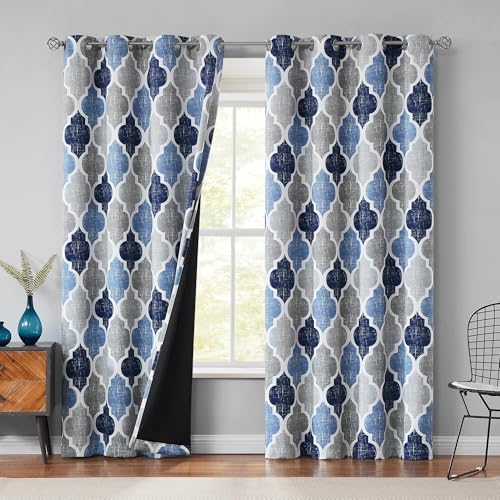Beauoop 100 Blackout Curtains 50x84 2 Panels Grommet Top