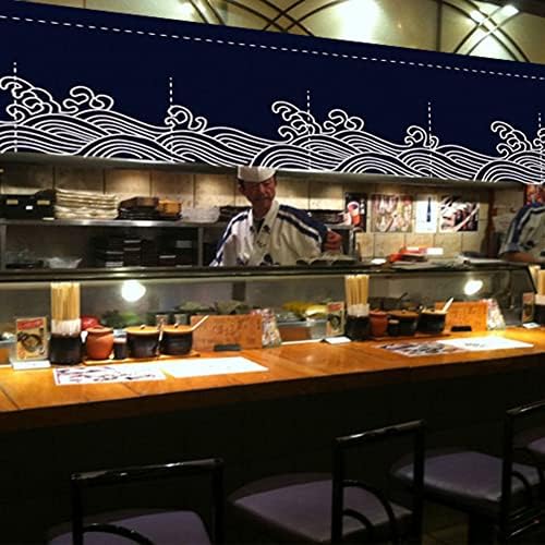 Japanese Restaurant Sushi Banner Noren Valance Curtain