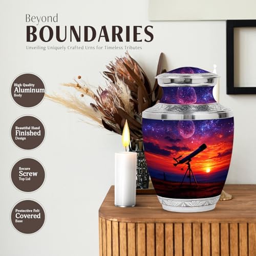 JAGASY Cremation Urn Set - Large and Small Urns for Ashes