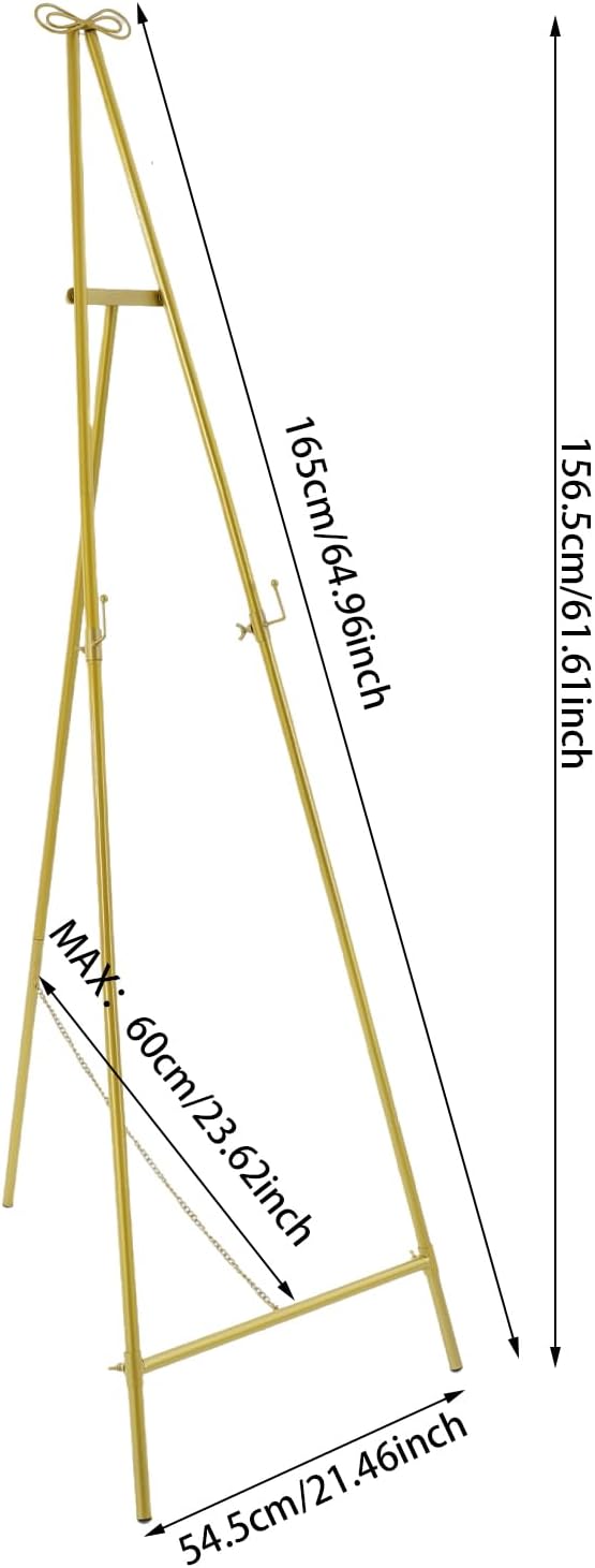 2146 X 6161 Gold Display Easel Stand