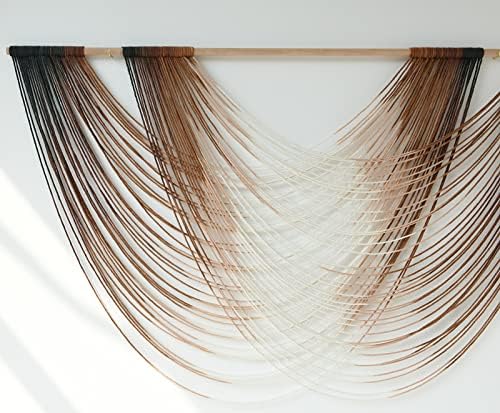 Flber Dip Dye Macrame Wall Hanging 57x35