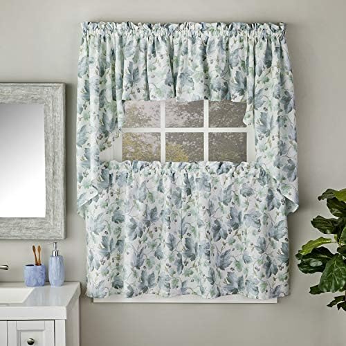 SKL Home Harvest Falling Leaves Valance 58x13 Blue