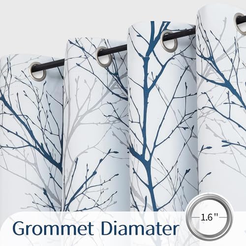 FMFUNCTEX Grommet Curtains 84 Inches Blackout Panels