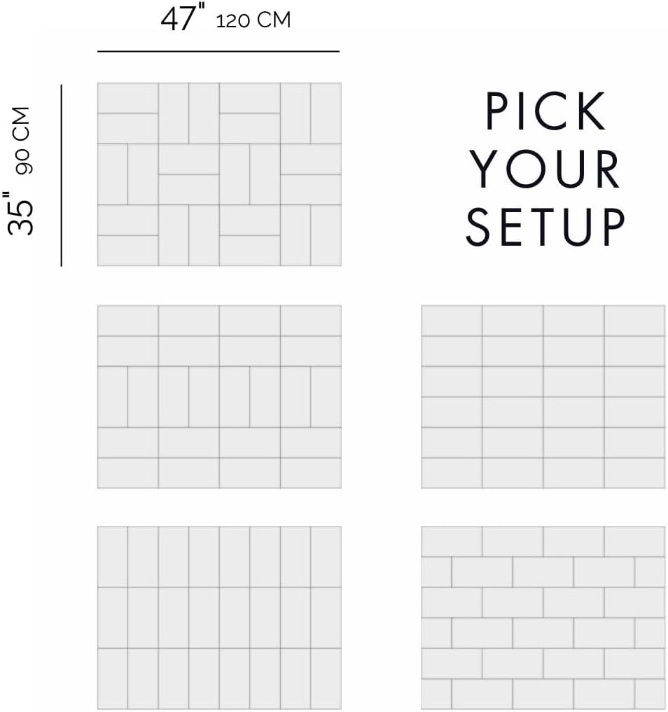 Large Cork Board Pack of 24 - Black Felt Board Alternative