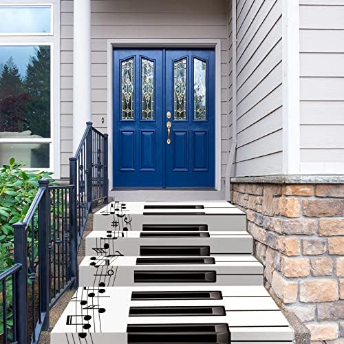 Haull Piano Keyboard Aisle Runner Rug 10x2ft