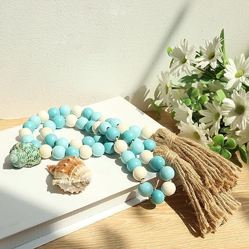 Meplait Wood Bead Garland 39 Inch Boho Decor