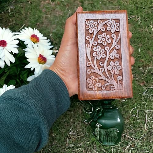 Handmade Wooden Cremation Urns for Human and Pet Ashes