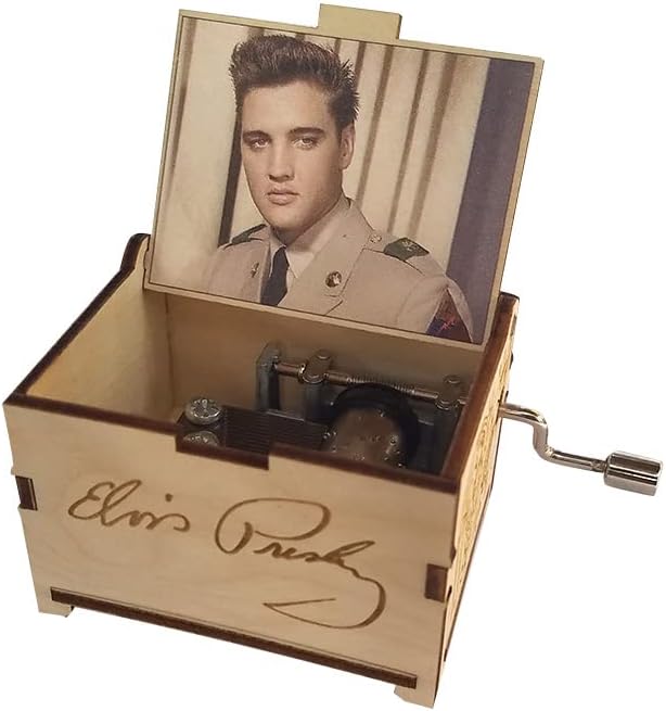 Elvis Presley Mini Music Box with Cant Help Falling In Love