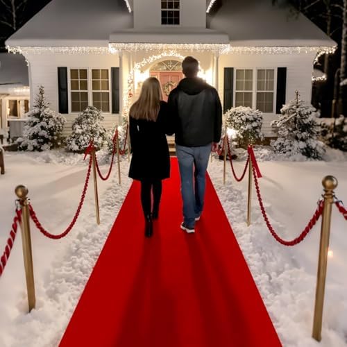 Red Carpet Runner for Hollywood Theme Party 3x10 ft