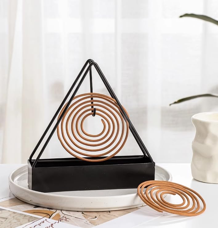 Designer Portable Mosquito Coil Holder with Handle
