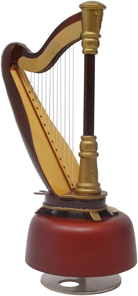 KingPoint Mini Rotating Harp Music Box