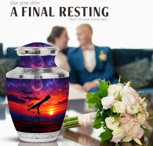 JAGASY Cremation Urn Set - Large and Small Urns for Ashes