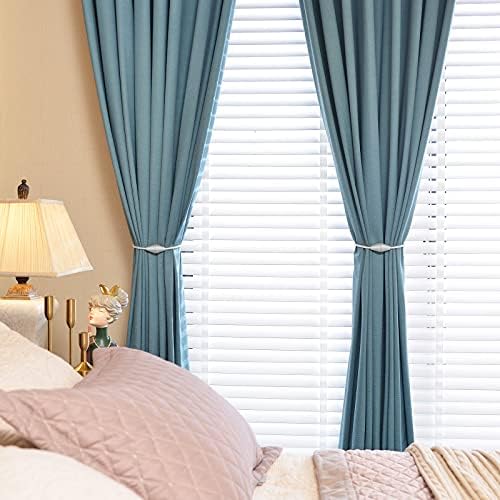 NICEEC 4 Pack Magnetic Curtain Holdbacks