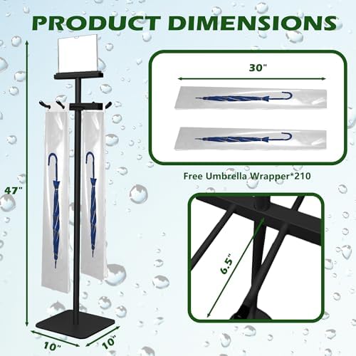 Montex Umbrella Bag Stand with 210 Bags