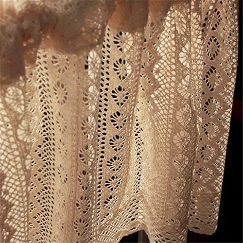 Rustic Crochet Valance for Kitchen Window