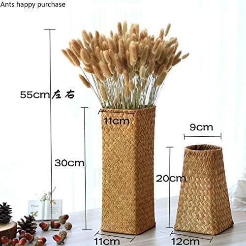 Natural Seaweed Weave Basket Vase for Home Dcor