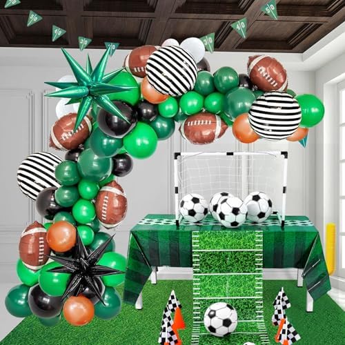 Football Party Field Aisle Runner for Game Day Decor