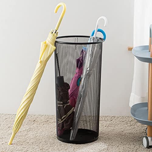 Youeon 2 Pack Black Metal Mesh Umbrella Stand