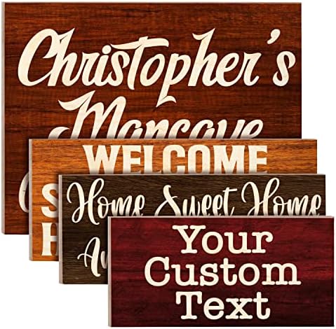 People Personalized Wood Signs for Home Decor Gifts