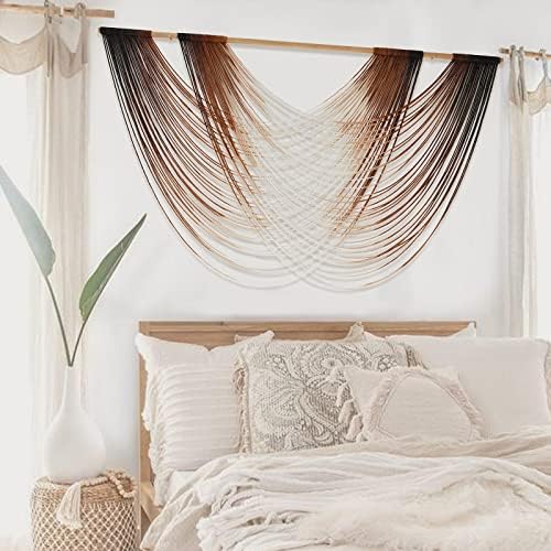 Flber Dip Dye Macrame Wall Hanging 57x35