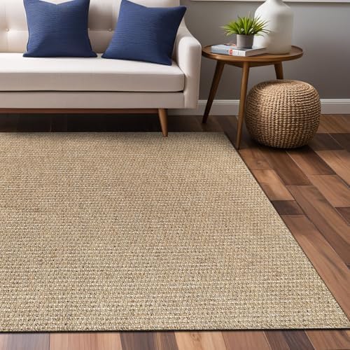 Luul Home Easy Jute Rugs 5x7 Indoor Outdoor