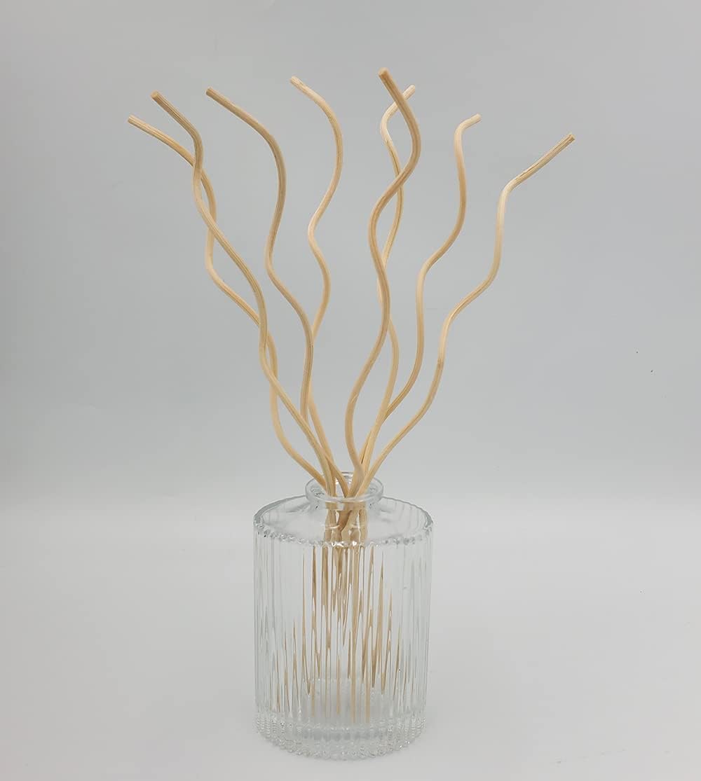 11 Inches Wavy Rattan Diffuser Sticks 50PCS Natural Aromatherapy