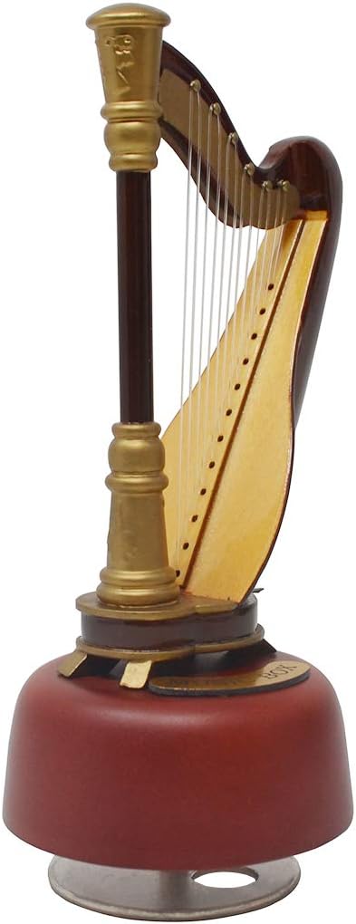 KingPoint Mini Rotating Harp Music Box