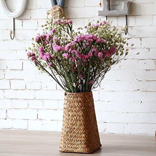 Natural Seaweed Weave Basket Vase for Home Dcor