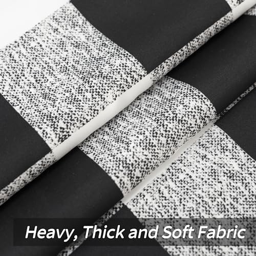 DriftAway Buffalo Plaid Check Curtains 2 Panels 84 Inch