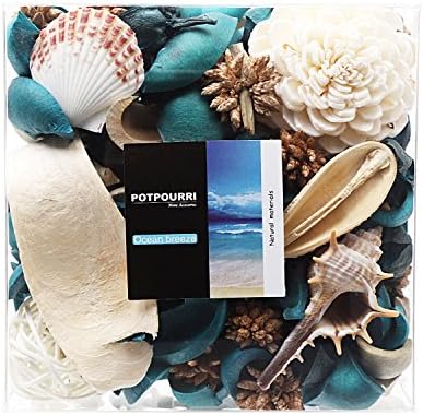 Qingbei Rina Ocean Breeze Potpourri with Blue Decor