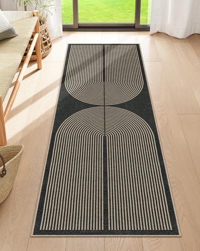 Lahome Modern Rainbow Hallway Runner Rug