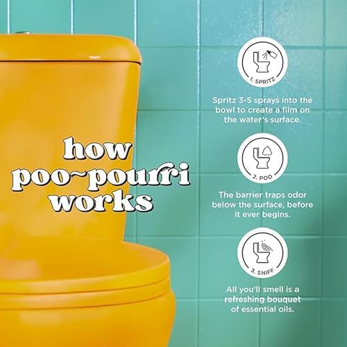 Poo-Pourri Lavender Peppermint Toilet Spray 16 Fl Oz Refill - 800 Uses