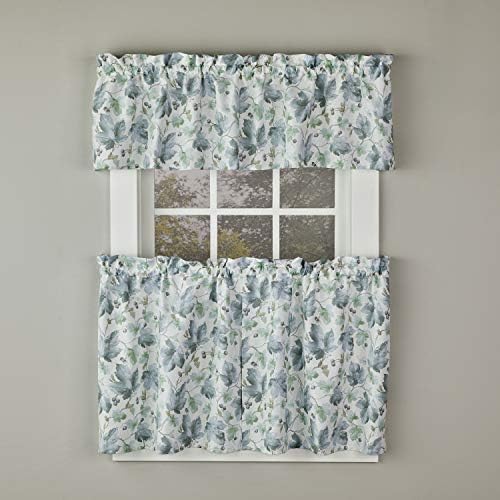 SKL Home Harvest Falling Leaves Valance 58x13 Blue