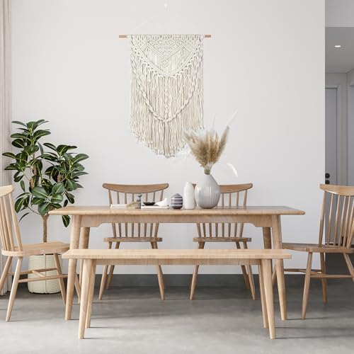 JONKASIPA Macrame Wall Hanging - Bohemian Tassel Tapestry Home Decor