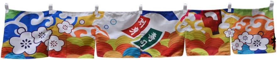 Japanese Sushi Restaurant Banner Noren Hanging Valance Curtain 38x210cm