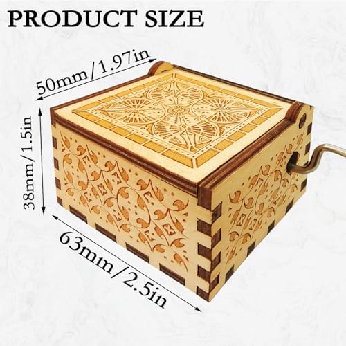 Winnie the Pooh Music Box Wooden Musical Box for Sisters and Friends