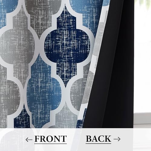 Beauoop 100 Blackout Curtains 50x84 2 Panels Grommet Top