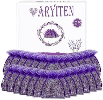 26 Pack French Lavender Sachet Bags for Home Fragrance