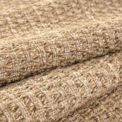 Luul Home Easy Jute Rugs 5x7 Indoor Outdoor