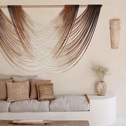 Flber Dip Dye Macrame Wall Hanging 57x35