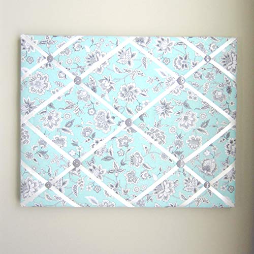 16x20 French Memory Board Bow Board Green Floral