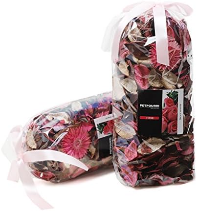 Qingbei Rina Rose Scented Potpourri Bags Pink Dried Flowers Home Fragrance Sachets