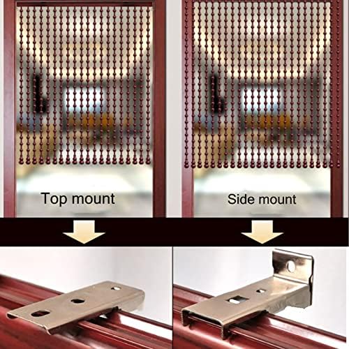 Wood Beaded Curtain for Doorway and Closet